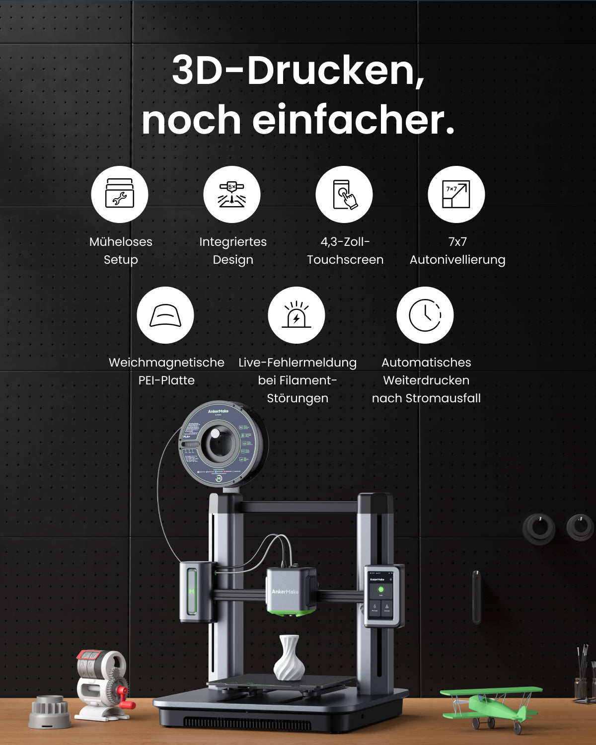 M5 + 2kg Filament + Accessories